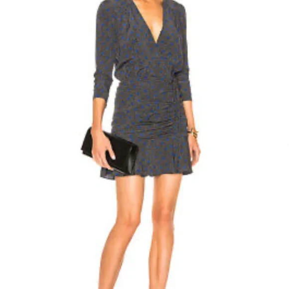 Veronica Beard Ruched Lou Lou Dress